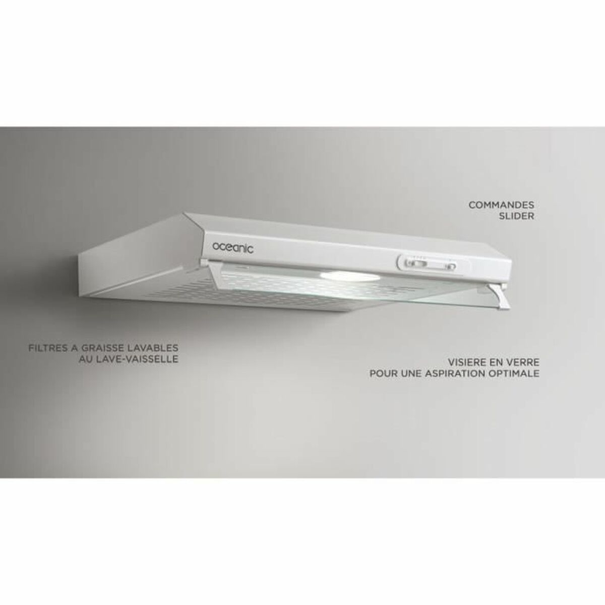 Damphette Oceanic OCEAHT205W Hvit 205 m3/h